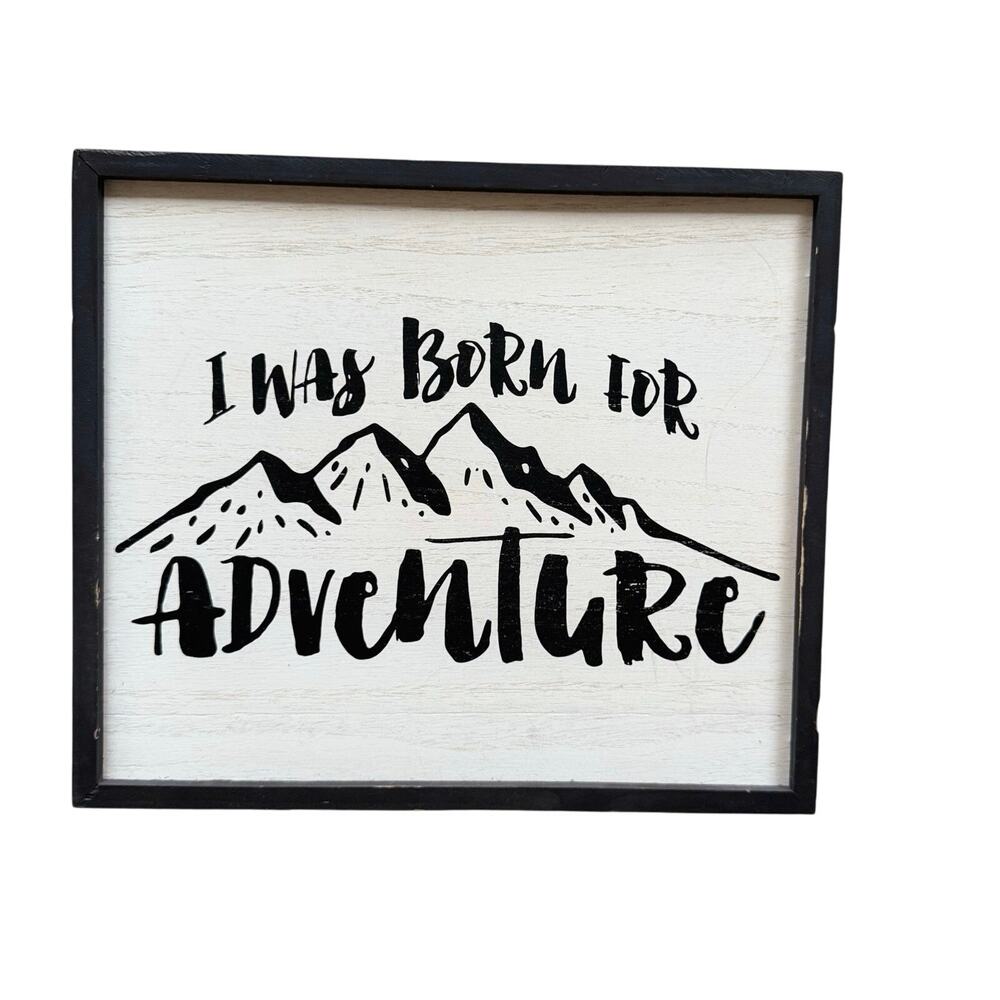 Hobby lobby Born For Adventure Nursery/Bedroom Wall Decor NWT mountains outdoor
